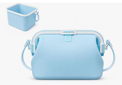 Wasserdichte Tasche, Damen Sommer Strandtasche, Wiederverwendbare faltbare Tragetasche für Mittagessen, Reisen und den täglichen Gebrauch