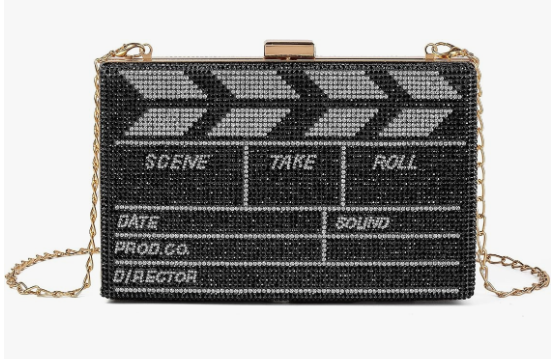 Damen Retro Umhängetasche Strass Einzigartige Abendclutch Handtaschen für Damen
