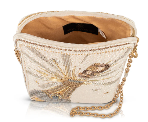 Bubbles & Bliss Crossbody Handbag Baeded phone bag