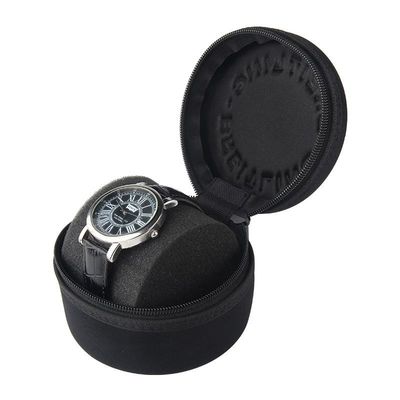 Samt Mutispandex EVA Mens Watch Jewelry Box, der schwarze Farbe zeichnet