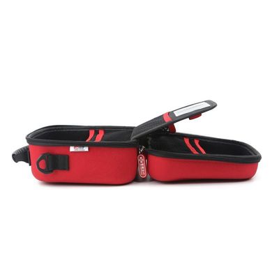 Medizinische Erste-Hilfe-Tasche, tragbare EVA-Tragetasche mit anpassbaren Netzfächern und elastischen Gurten zur Organisation