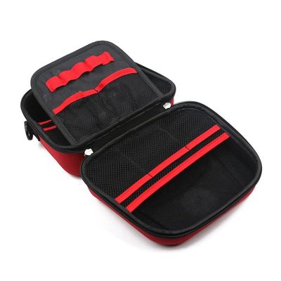 Medizinische Erste-Hilfe-Tasche, tragbare EVA-Tragetasche mit anpassbaren Netzfächern und elastischen Gurten zur Organisation