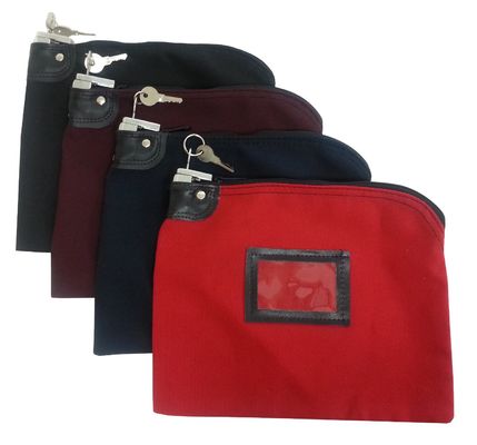 Staubdichte Nylonbank des reißverschluss-70D sackt Prägungslogo zippered coin purse ein