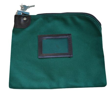 Staubdichte Nylonbank des reißverschluss-70D sackt Prägungslogo zippered coin purse ein