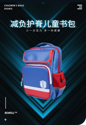 Schockdichte Schul-Wasserdichte Rucksack Tasche 600D Polyester Nylon Pu Leder Schul Rucksack Taschen wasserdicht Stress reduzieren Reflektionsschutz Seite haben Wasser Tasse Tasche
