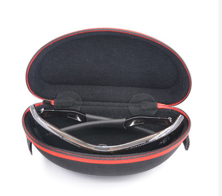 Schwarzes EVA Sunglasses Case Custom Logo-Drucken des Polyester-1680D