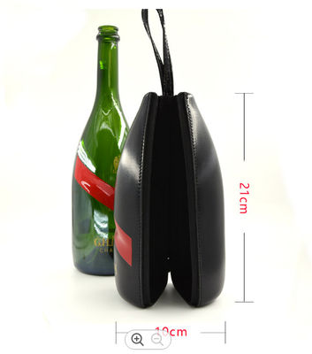 Ledernes 600D Polyester PUs EVA Hard Cases Wine Packing mit Bügel