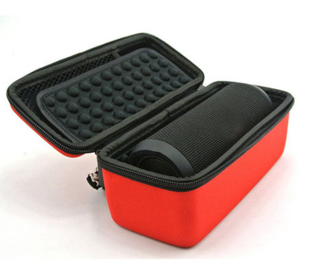 Stoßdichte Pu-Leder-EVA-Lautsprecherhülle Pantone-Farb-Gitter Tasche Eva-Hard Case Stoßdichte Lautsprecherhülle/Tasche mit Gurt BY Pu-Ledermaterial