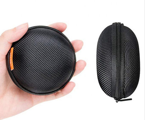 Bule-Farben machen 75 Grad EVA Hard Cases Storage Earphones Reißverschluss zu
