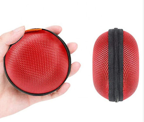 Bule-Farben machen 75 Grad EVA Hard Cases Storage Earphones Reißverschluss zu