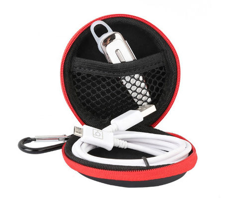 Reißverschluss-EVA Headphone Cases 1680D Soems wasserdichter Polyester-Geruch-Beweis