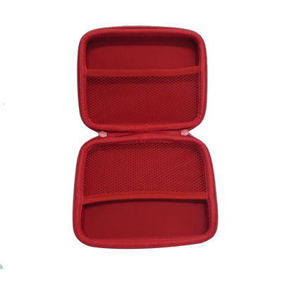 Reißverschluss-Schließung rote Farb-EVA Electronic Organizer Bags 30X16X3cm