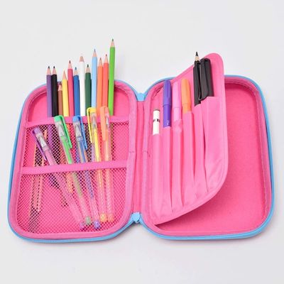 Wasserdichtes EVA-Stiftgehäuse mit 3D-Einhorn-Design-elastischer Tasche und geformtem Schauminneren für Lagerung und Transport