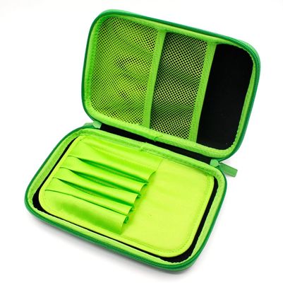 Leuchtstoff grünes EVA Stylish Pencil Case Big-Kapazitäts-Gewebe-Futter