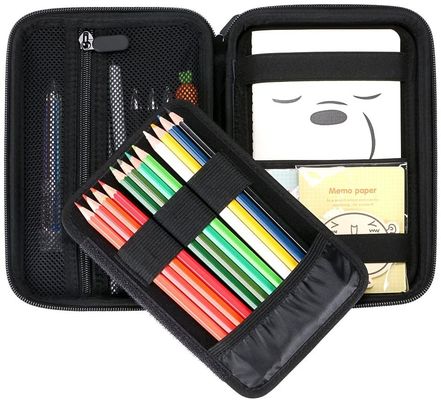 Kompatibles 3D, das Polyester EVA Pencil Case Waterproofs 300D druckt