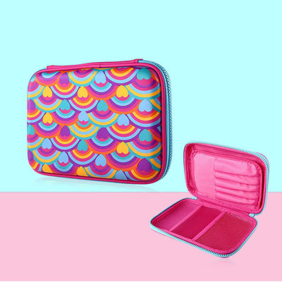 Custom EVA Bleistiftkoffer Portable Reißverschluss Design Leichtgewicht Langlebig Mehrfachverwendbar Umweltfreundlich Schreibwaren-Speicher für Kinder und Studenten