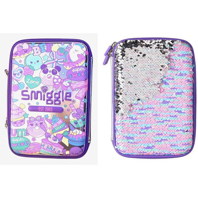 Custom EVA Bleistiftkasten mit wasserdichten Stoßdichten Tasche und Prägung Prägung Metallplatte Logo Optionen