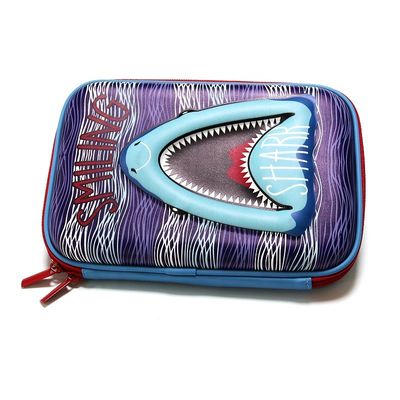 Soem kundenspezifisches 3D berühren EVA Pencil Case Debossing Logo 22x15x4.5cm