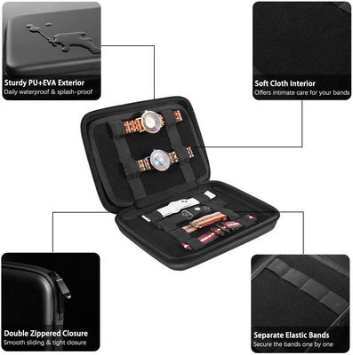 CER 1680D Polyester-EVA Watch Carry Case Silk-Bildschirmausdruck-Logo