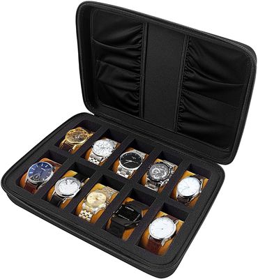 Handgemachte Spandex-EVA Watch Case Embossing Logo-Sammelbüchse