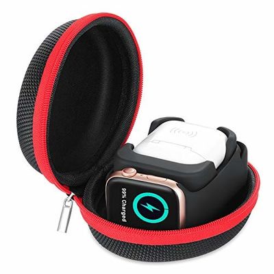 Tragbare PU lederne EVA Watch Case Crush Proof für Apple Airpods