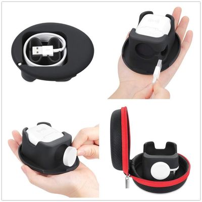 Tragbare PU lederne EVA Watch Case Crush Proof für Apple Airpods