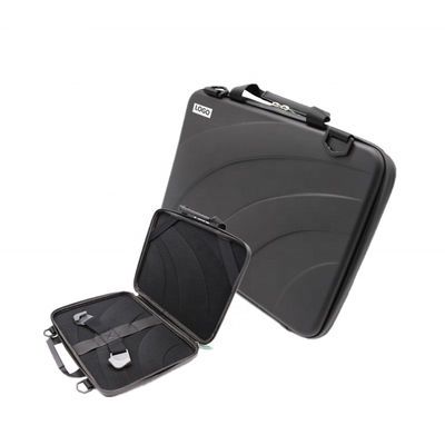 Schwarz PU Leder EVA Stoßdichte Laptop Hülle Für Macbook Air EVA Schwarz PU Leder Stoßdichte EVA Schutzhülle Laptop Tasche