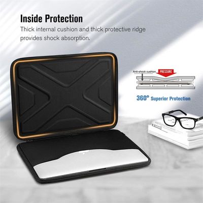 Hard Laptop Hülle Gehäuse 13 Zoll wasserdicht Stoßdicht Schutzanlage Laptop Computer Cover Tragetasche für 13,3&quot; MacBook