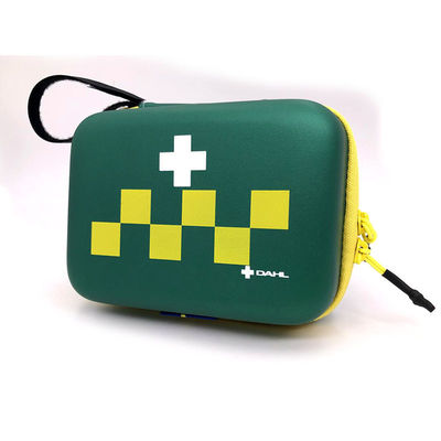 Medizinischer Erste-Hilfe-Kasten mit EVA-Hartschalenkoffer mit Netztasche, Riemen, Lanyard und Metallreißverschluss für sichere Aufbewahrung