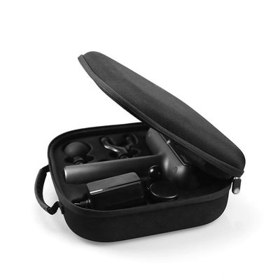 Schwarzer Seidendruck Logo EVA Massage Gun Carrying Case stößt Beweis