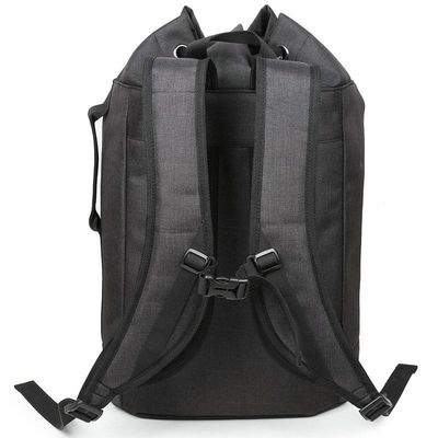OEM ODM 210D Nylon Stylish Wasserdicht Laptop Rucksack Für College Wasserdicht Ziehseile Schließung Rucksack Taschen mit Top Baumwollseil geschlossen