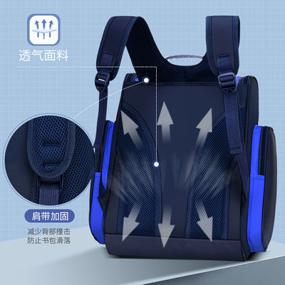 Schockdichte Schul-Wasserdichte Rucksack Tasche 600D Polyester Nylon Pu Leder