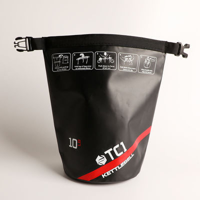 Wasserdichte PVC-Planen-Strand-Rucksack-Tasche mit Schnallen-Schließung