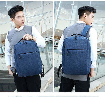 Großhandel Fabrik Outdoor Nylon Wasserdicht Laptop Rucksack Reißverschluss Nylon Wasserdicht Laptop Rucksack mit USB-Schnittstelle