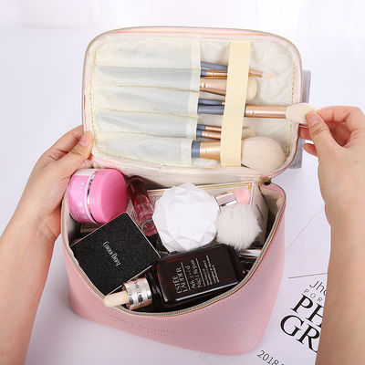 Lederne kosmetische Reise-Tasche ODM-PUs mit Multispandex-Futter