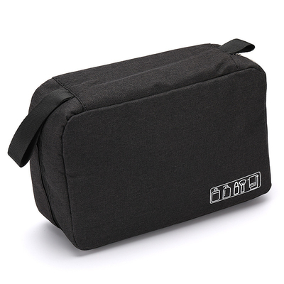 Polyester-Gewebe-Toilettenartikel-Wäsche-Taschen-Make-upspeicher der Reise-600D mit dem Zeichnen von 210D