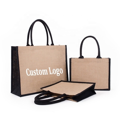 Bereiten Sie einfaches Biobaumwolle-Segeltuch Tote Bag Reusable Custom Printed mit Logo auf