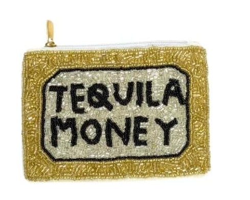Tequila-Geld für Damen Vollkorn-Münzbeutel 5,5 * 4,5 * 0,5 Zoll